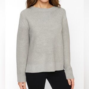 J.Crew Oversized Merino Wool Knit Sweater Women’s Small Gray Long Sleeve cozy